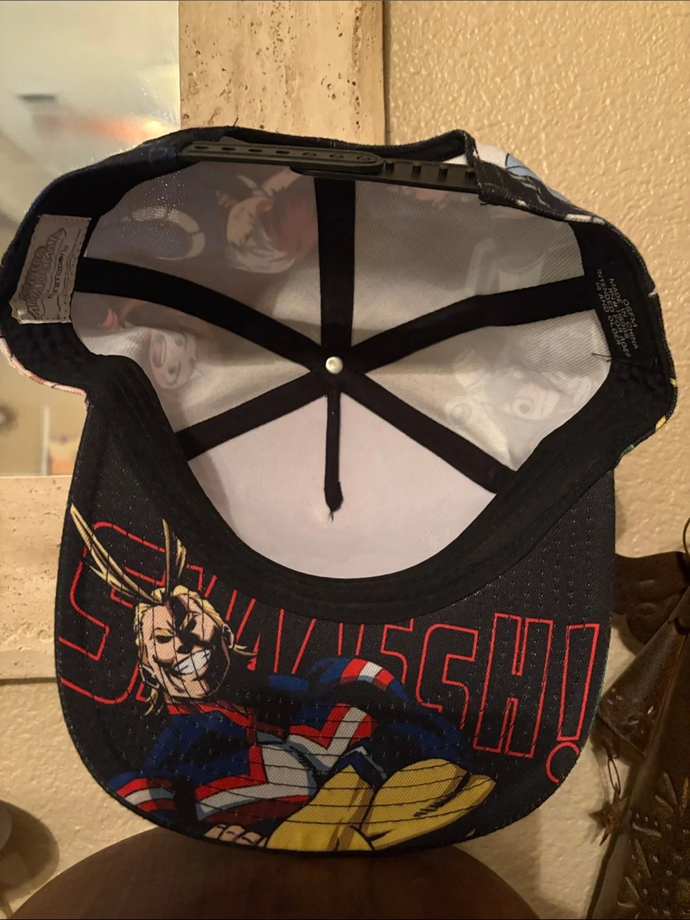 My Hero Academia Black Character Snapback Hat - Deku & Bakugo - Never worn.